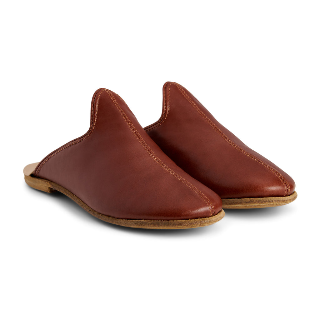 Suree Mules Copper: elegant handcrafted luxury leather mules - shoes, flats, ballet flats, ballerina, damesschoenen, espadrilles, loafers